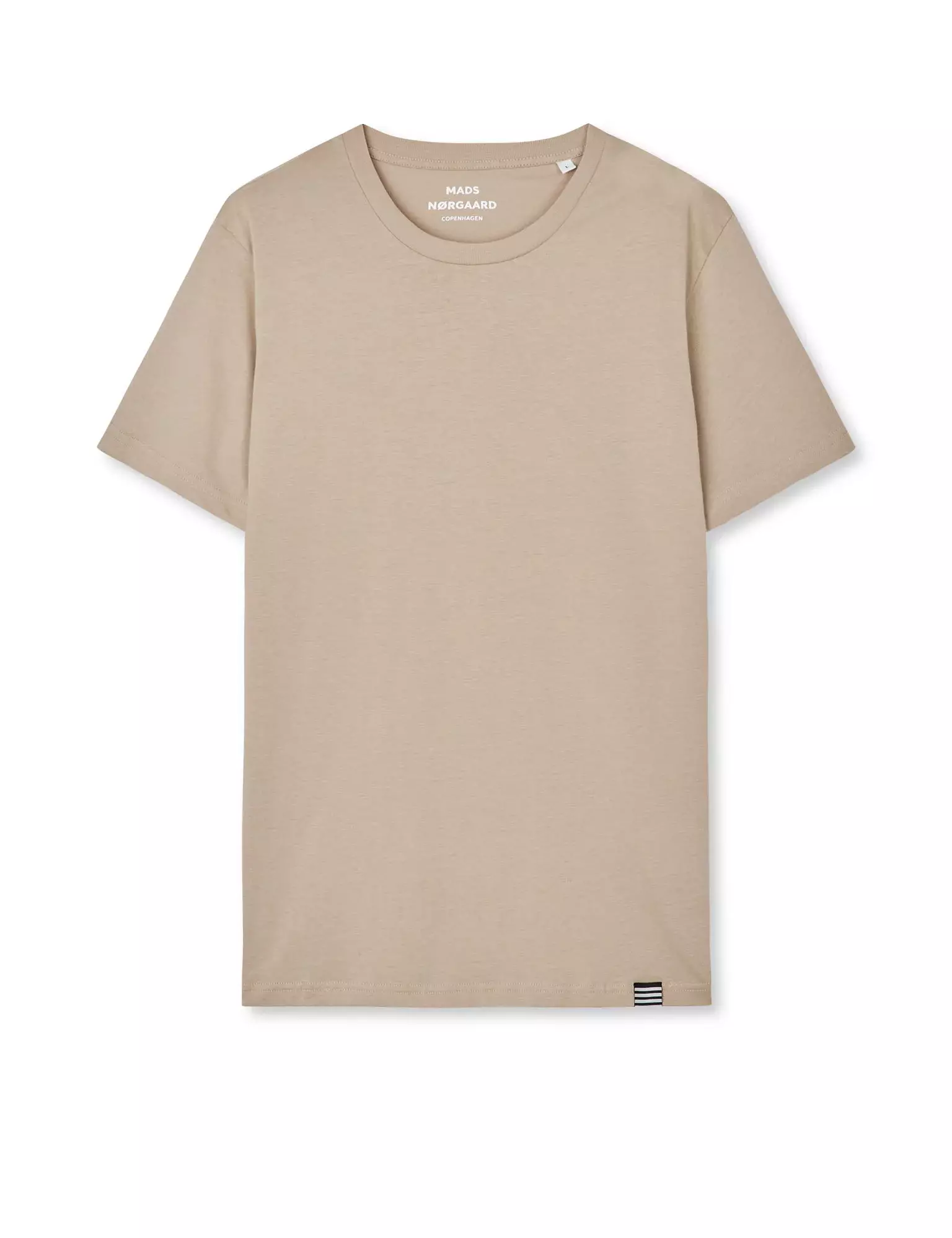 Mads Nørgaard Thor Fine Jersey T-Shirt Herren beige